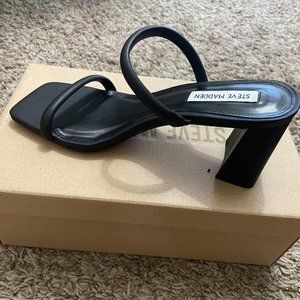 Steve Madden | Shoes | Steve Madden Lilah Black Heeled Sandal | Poshmark